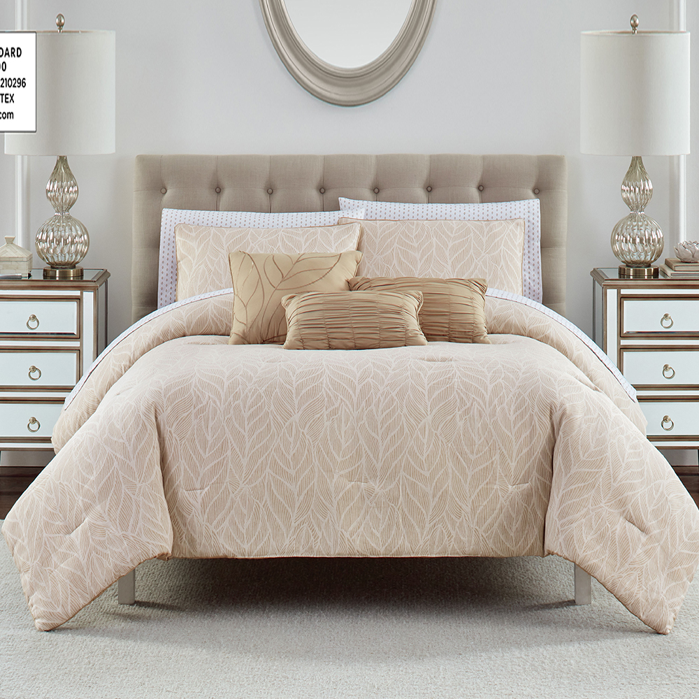 99,99% poliészter Jacquard fonalral festett kényelmes 6 darabos készlet